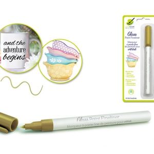 Glass Paint Fineliner Marker 3ml (Gold)